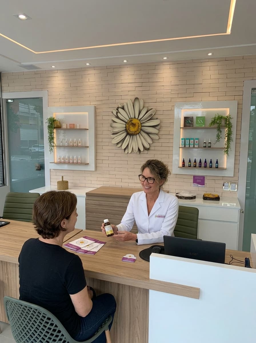 Atendimento personalizado na Pharmacia Camomila